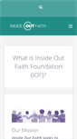 Mobile Screenshot of insideoutfaith.org